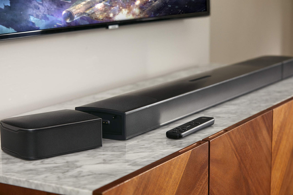 JBL 9.1 – Barre de son avec caisson de basses et hauts-parleurs sans fil – Connection 4K par arc HDMI ou câble optique – Bluetooth 4.2 – Couleur : Noi