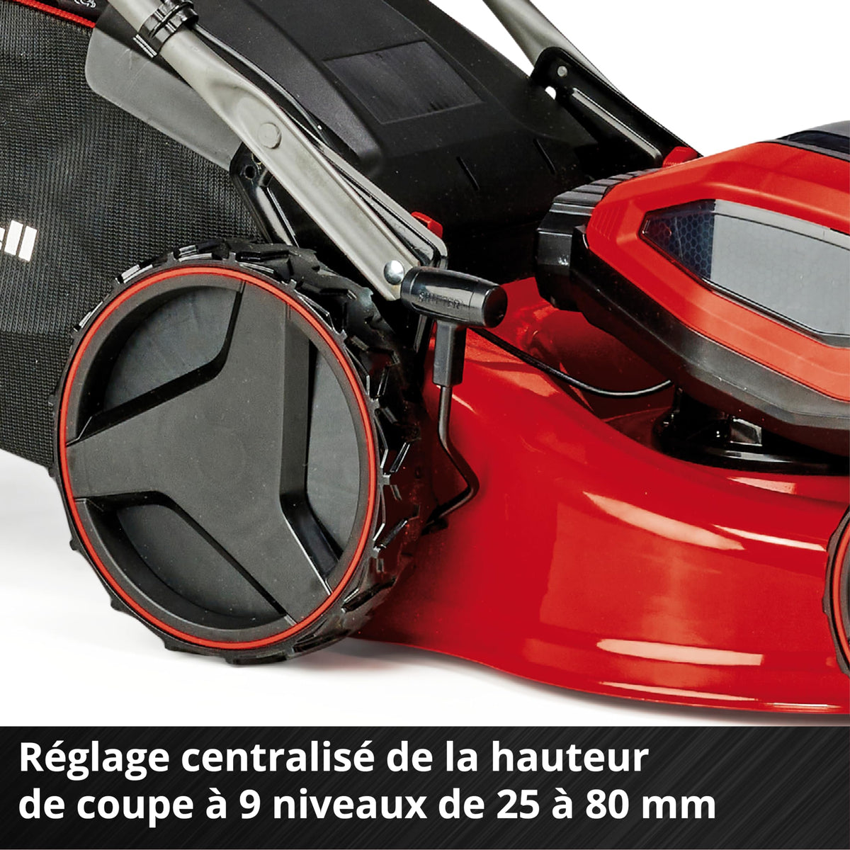 Einhell Professional Tondeuse à gazon sans fil GP-CM 36/47S Li BL (4x4,0Ah) Power X-Change (36V, moteur Brushless, Coupe à 47cm, Bac de 65L) Livré avec 4 Batteries 4,0Ah et 2 Chargeurs doubles