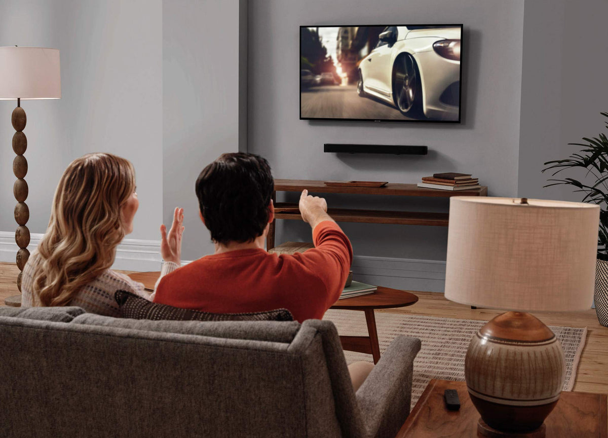 JBL Bar 5.0 MultiBeam barre de son télé - Connectée au Bluetooth - Dolby Atmos et son multicanal MultiBeam avec basses intenses sans caisson de basses séparé - Connexion Alexa & Chromecast