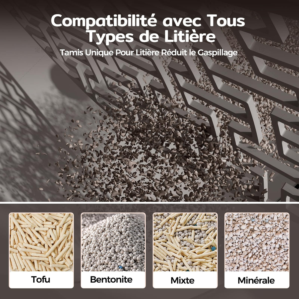 Amicura Cura X1 Litière Chat Autonettoyant avec Contrôle par Application,Capteur de Sécurité (Anti-Pinch), Anti-odeurs, Bac à Litière Autonettoyant, Litière Automatique Facile à Nettoyer