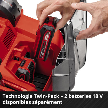 Einhell Scarificateur-aérateur sans fil GE-SA 36/35 Li-Solo Power X-Change (36 V, moteur sans charbon, rouleau de scarification 35 cm) Livré sans batterie ni chargeur