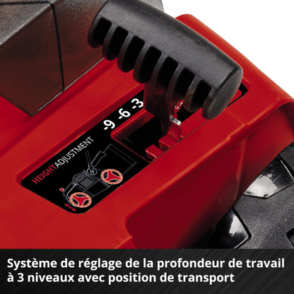 Einhell Scarificateur-aérateur sans fil GE-SA 36/35 Li-Solo Power X-Change (36 V, moteur sans charbon, rouleau de scarification 35 cm) Livré sans batterie ni chargeur