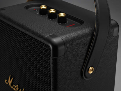 Marshall Tufton Haut-parleur de fête Bluetooth portable d'extérieur, résistant à l'eau IPX2 - Noir et laiton