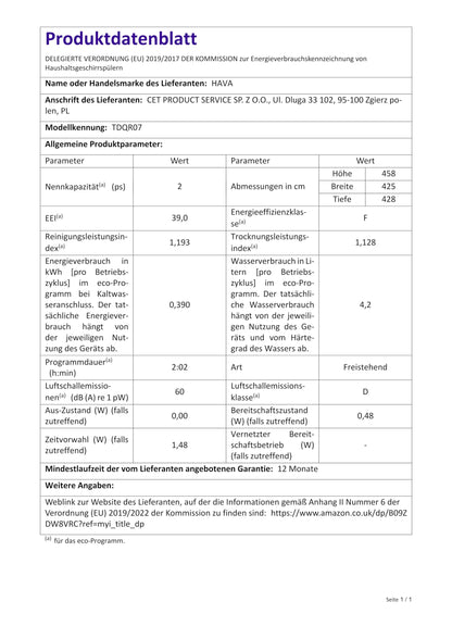 HAVA mini lave vaisselle, nouveau modèle amélioré 2024, 8 programmes de lavage, lave-vaisselle portable avec sécurité enfant et fonction de démarrage différé, réservoir d'eau de 5 L