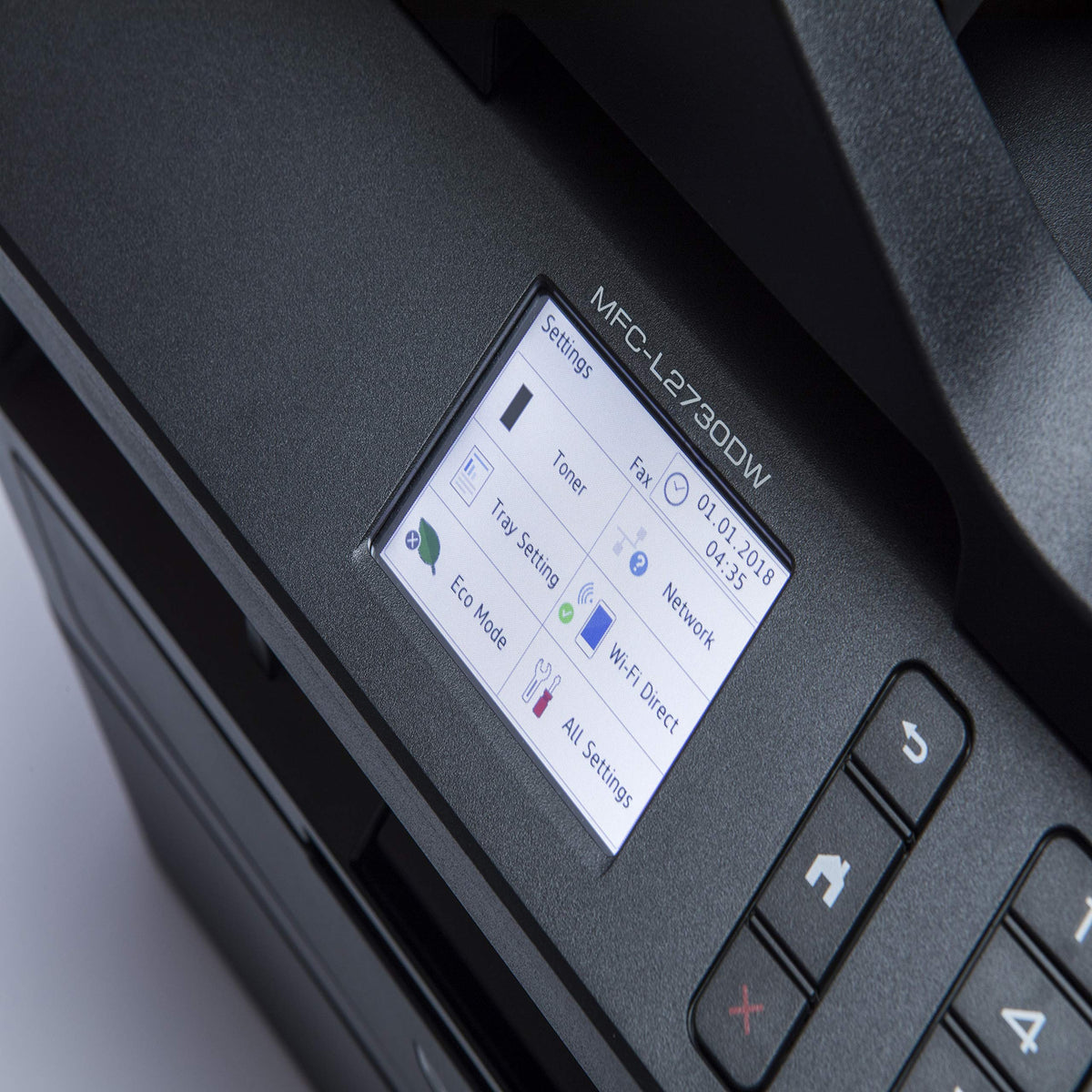 Brother MFC-L2730DW | Imprimante Multifonction 4 en 1 (Impression/Scan/Copie/Fax) Laser Monochrome | WIFI/USB 2.0/NFC | Impression Recto Verso | Format A4