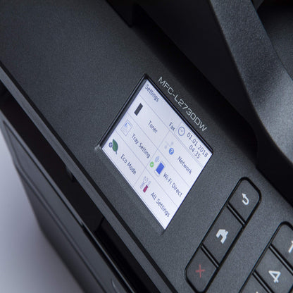 Brother MFC-L2730DW | Imprimante Multifonction 4 en 1 (Impression/Scan/Copie/Fax) Laser Monochrome | WIFI/USB 2.0/NFC | Impression Recto Verso | Format A4