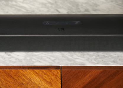 JBL 9.1 – Barre de son avec caisson de basses et hauts-parleurs sans fil – Connection 4K par arc HDMI ou câble optique – Bluetooth 4.2 – Couleur : Noi